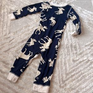 Maine Moose size 6 months button closure Onesie like NEW cabin winter Christmas